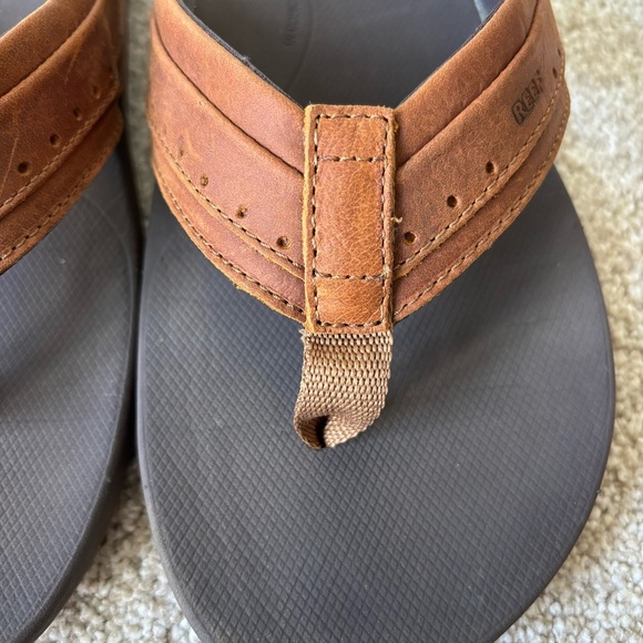 Reef Cushion Flip Flop Thong Sandal Brown Outdoors Comfort Spring Summer - Picture 4 of 8